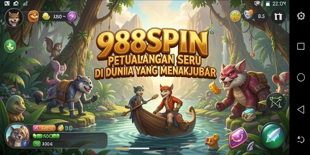 Screenshot gameplay menampilkan pemain menjelajahi dunia petualangan yang menakjubkan.