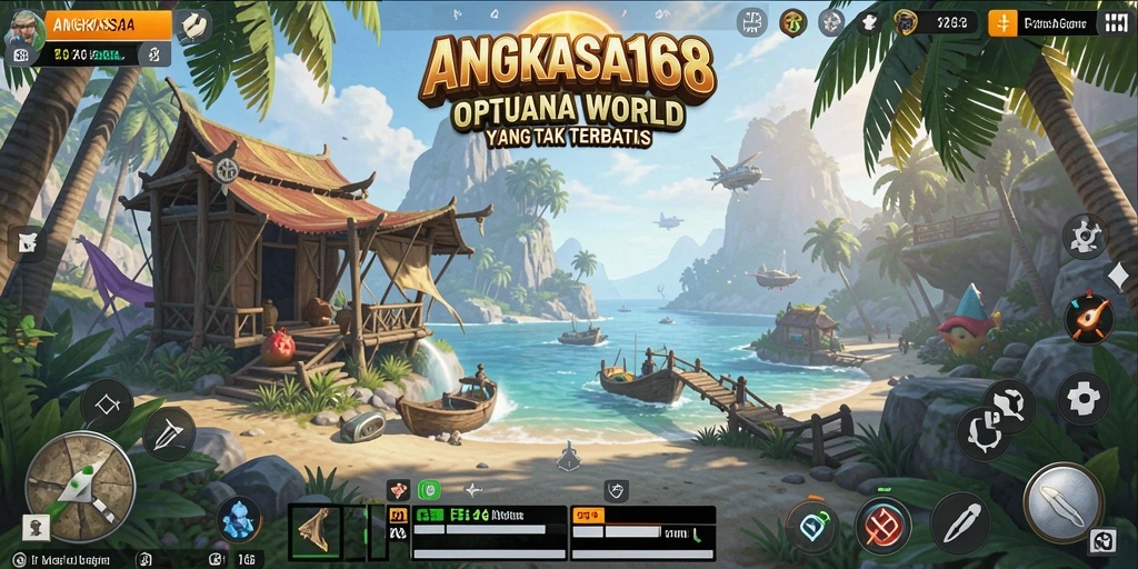 Screenshot gameplay ANGKASA168 yang menunjukkan petualangan Open World.