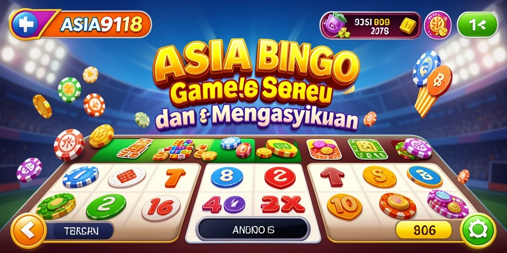 Tampilan gameplay Bingo yang menegangkan dan menyenangkan di ASIA918.