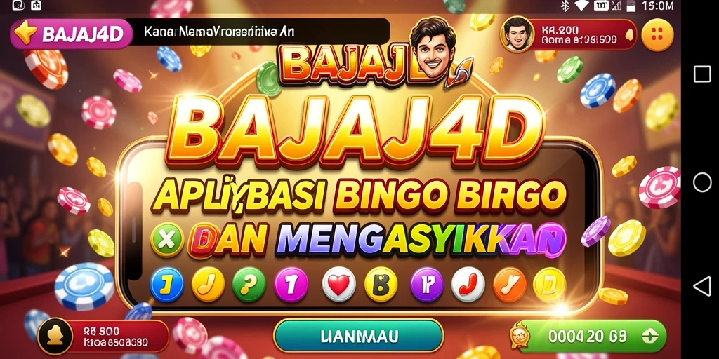 Tangkapan layar gameplay Bingo BAJAJ4D yang penuh warna.