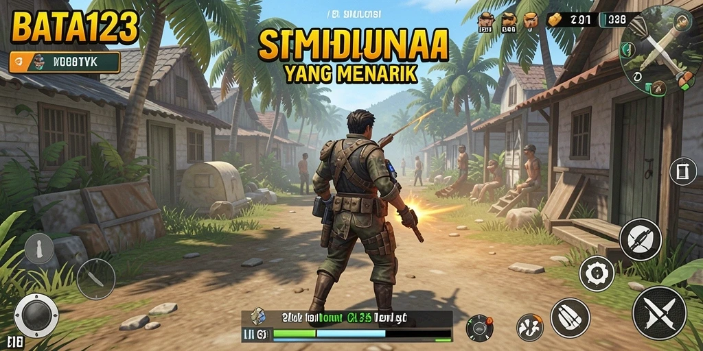 Tampilan gameplay BATA123 yang penuh warna dan interaktif.