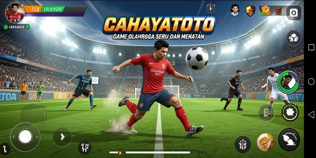 Tampilan gameplay menegangkan dalam CAHAYATOTO yang penuh aksi.