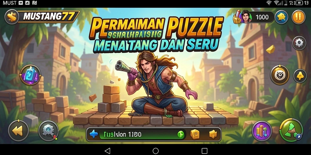 Tampilan gameplay MUSTANG77 yang menantang dan seru.