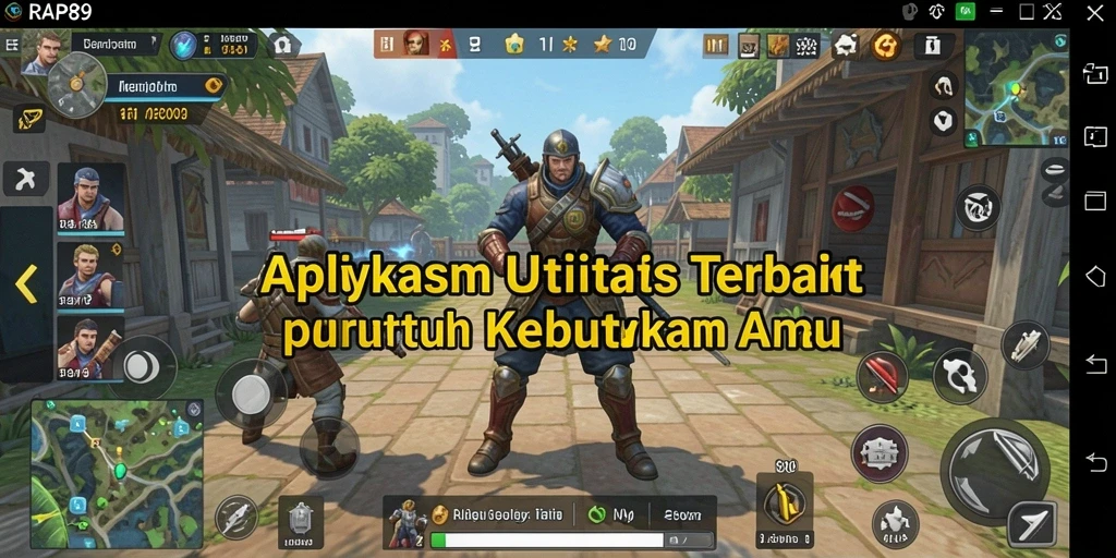 Tampilan antarmuka RAP89 yang intuitif dan menarik.